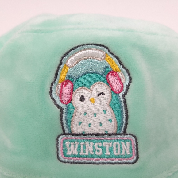 NWT Squishmallows Winston the Owl  Mint  Bucket Hat - Picture 2 of 8